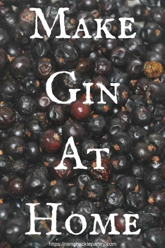 Make Gin Right at home! Spice your own vodka to make a great rustic gin you can be proud of. #gin #drinks #cocktails #vodka