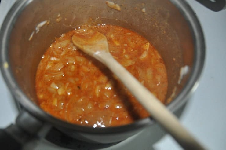 enchilada sauce saute