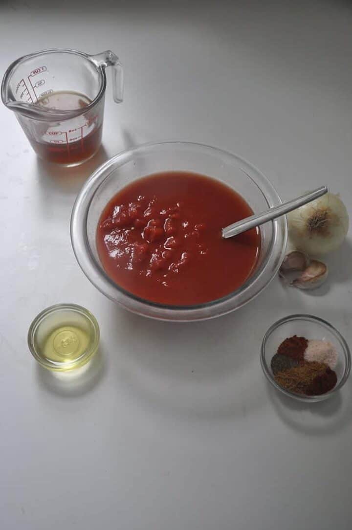 Tomato enchilada sauce recipe Ramshackle Pantry