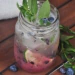 Honey Blueberry Mojito