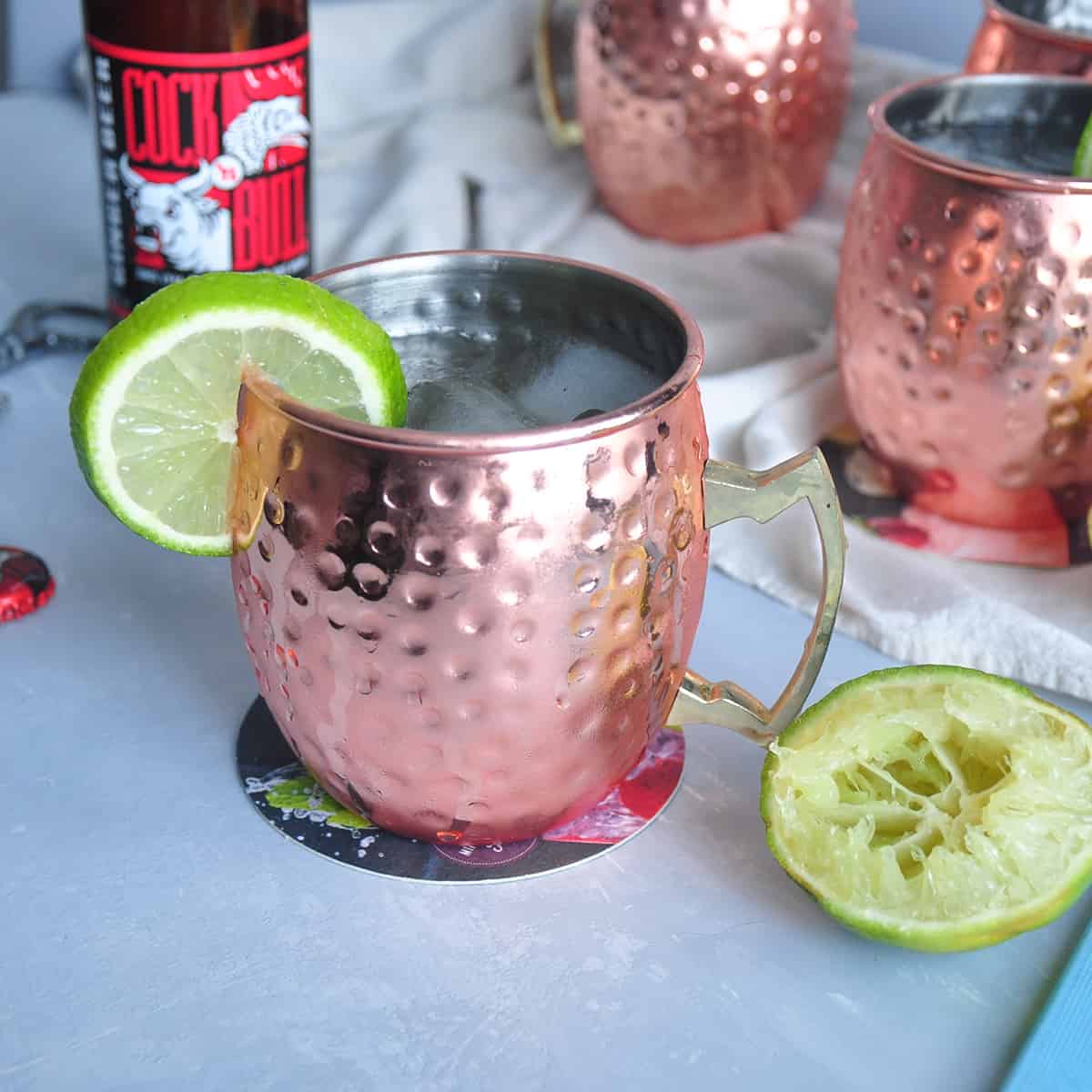 Moscow Mule recipe and second shot of an excellent cocktail.