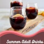 Two glasses of Red Sangria