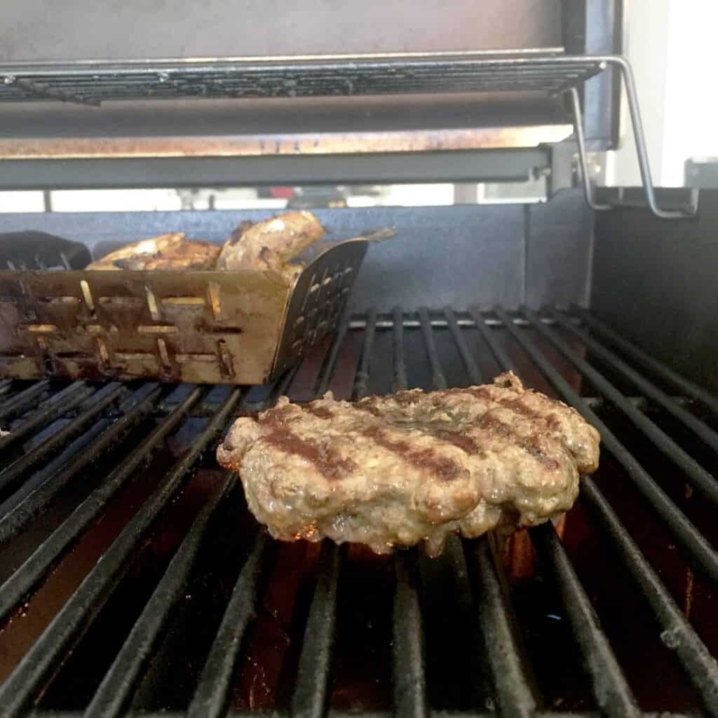 This is a grilling burger