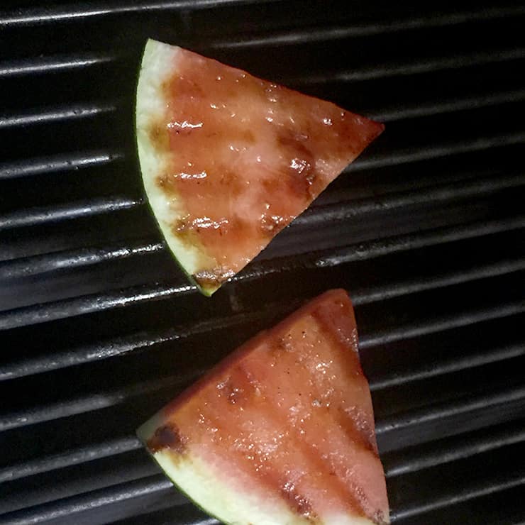 grilling watermelon