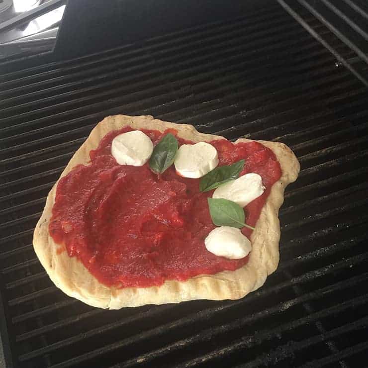 Deep Dish Pizza with a Weber Griddle