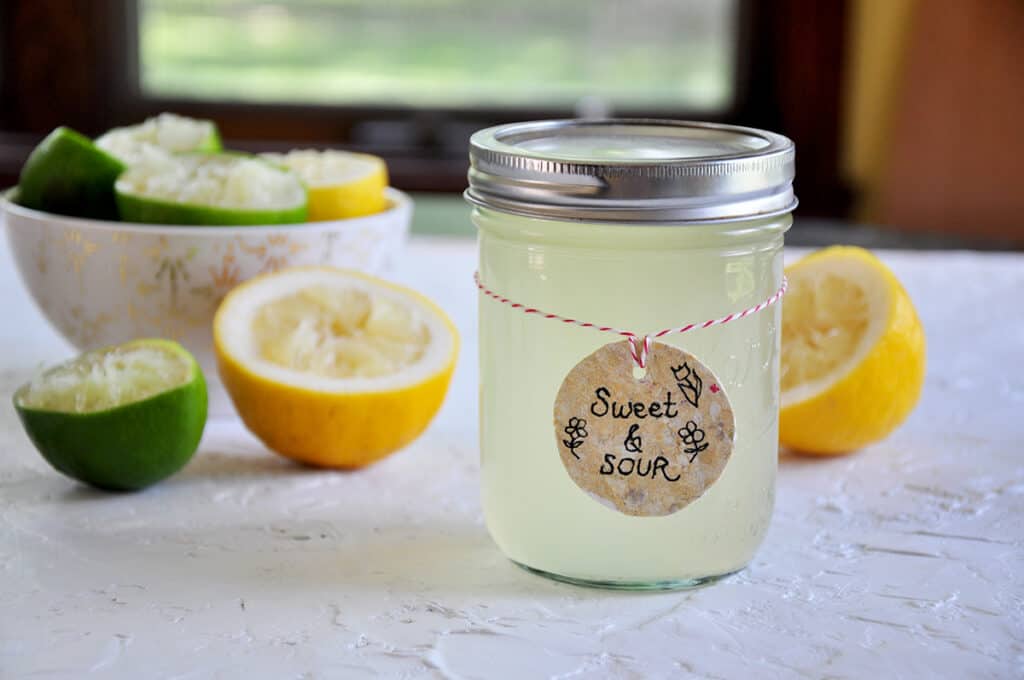 Simple Homemade Sweet and Sour Mix Recipe Ramshackle Pantry