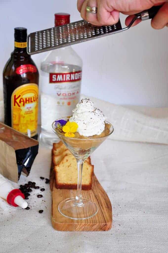 White Russian Mini Trifle Dessert - Ramshackle Pantry