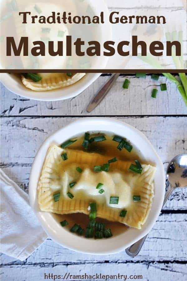 Traditional German Maultaschen Recipe - Ramshackle Pantry