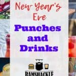 "New year's eve punches and drinks" with a background full of the drinks we share