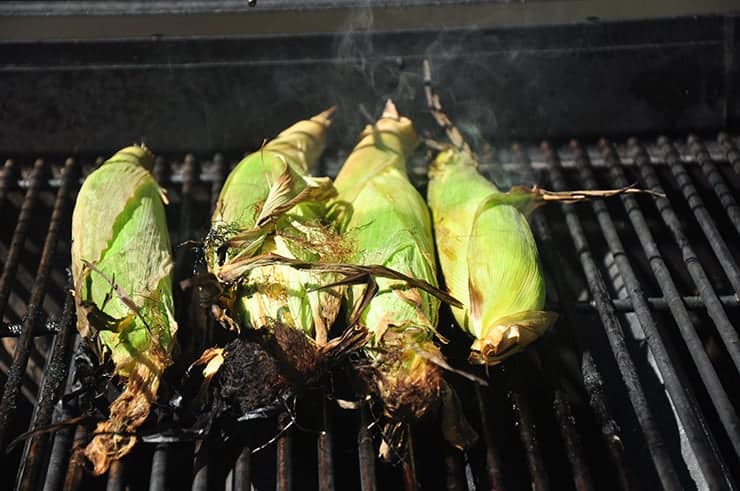 Grilling Corn