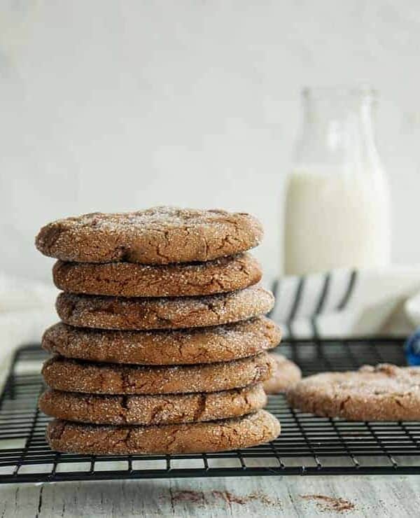 Stack of the Soft Ginger Cookie recipe.