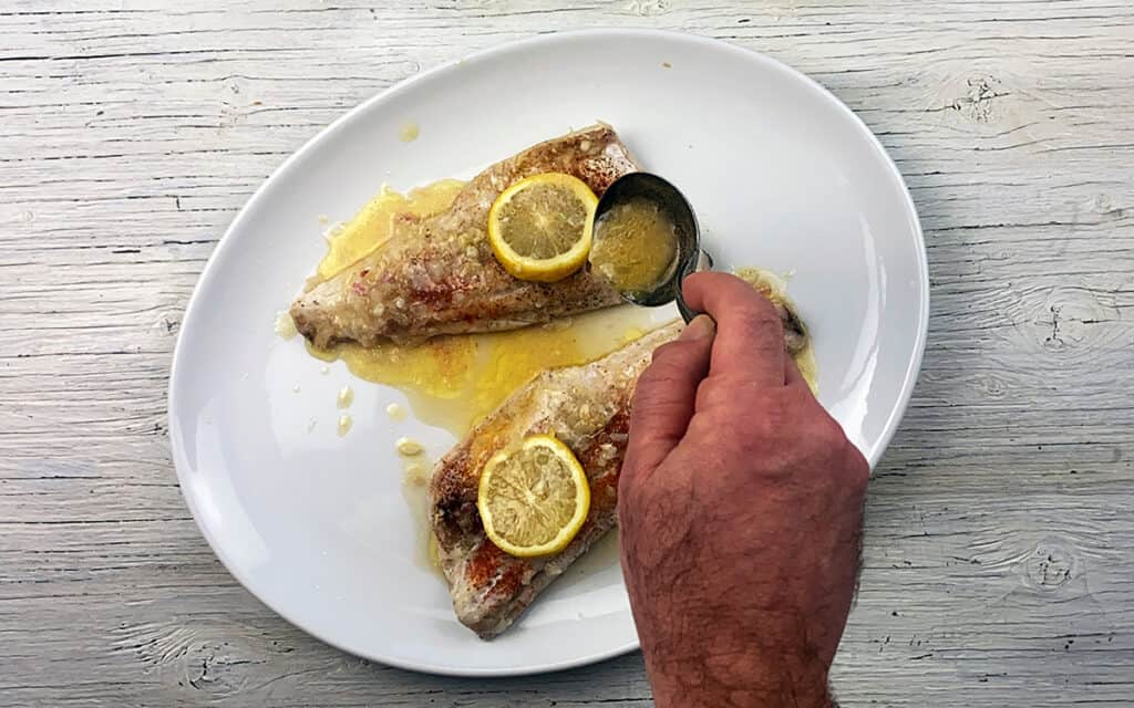 Baked Walleye with White Wine Sauce Ramshackle Pantry