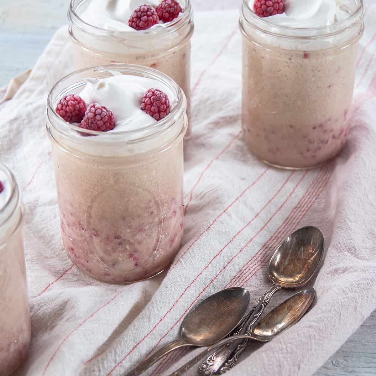 Raspberry Cream Dessert - Chef in Training