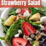 Strawberry Salad with Simple Vinaigrette.