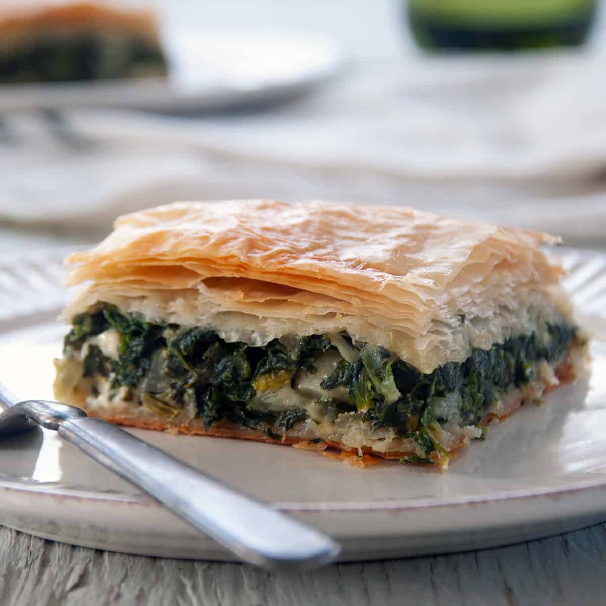 Spanakopita - Greek Feta And Spinach Pie - Ramshackle Pantry