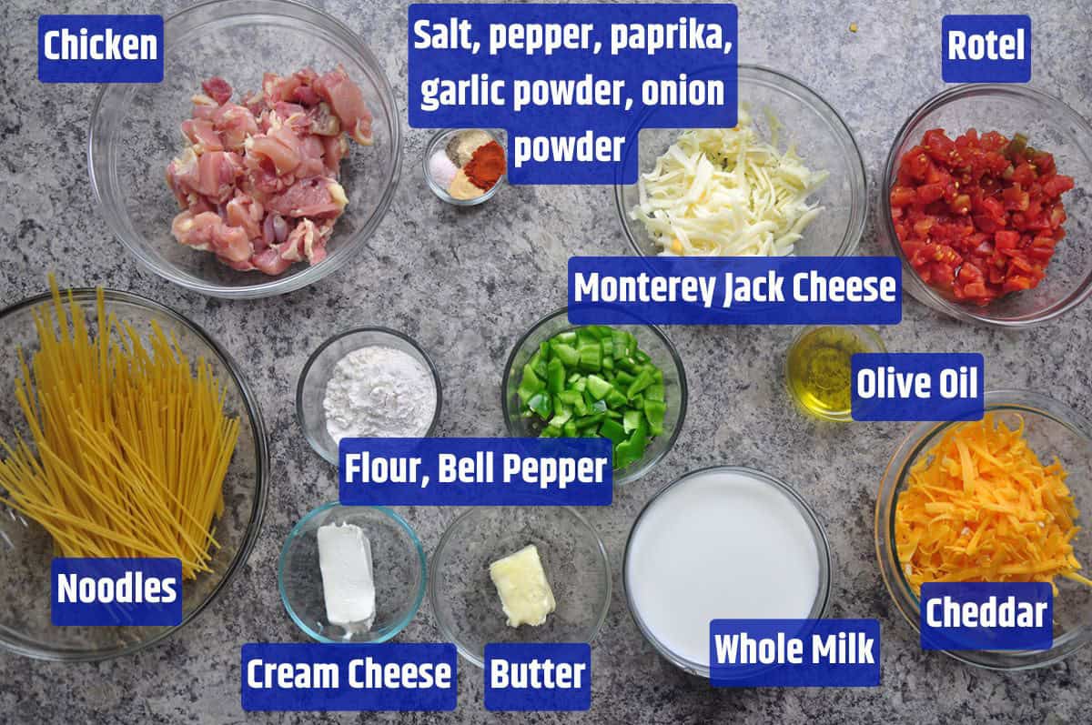 Ingredients Chicken Spaghetti Ingredients.